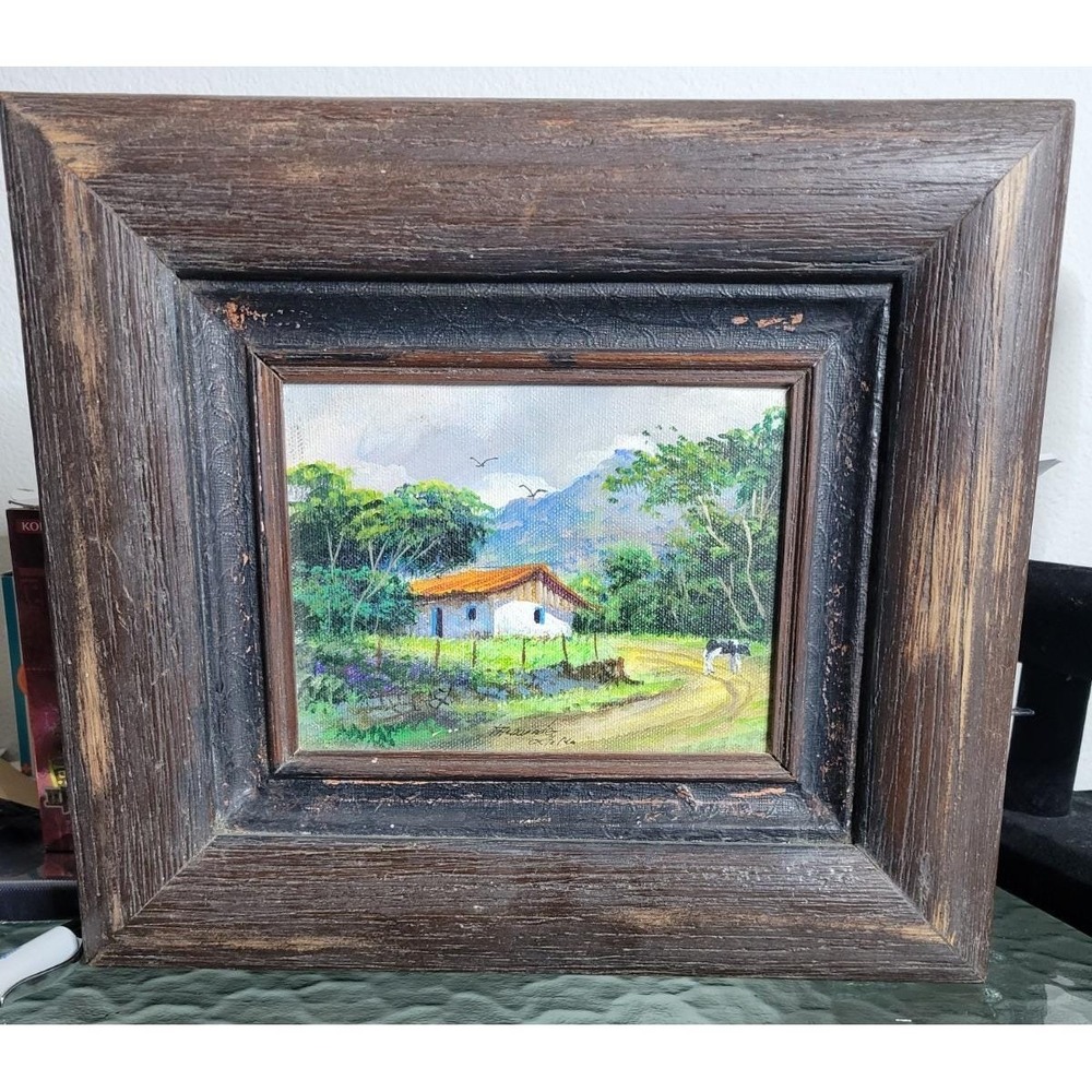 artist Luis Roberto Hernandez‎ Alfaro Costa Rica original oil canva painting